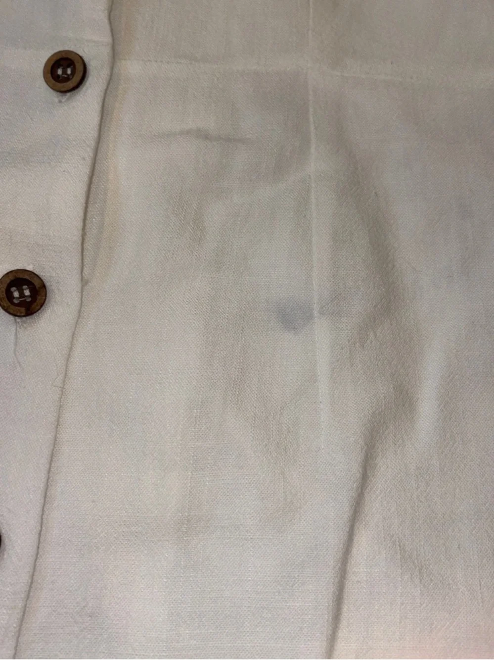 Lulu's White Button-Front Mini Dress - Picture 2 of 4